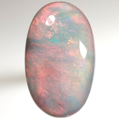 SOLID SEMI BLACK OPAL Huge opal with bright crispy bright red over blue. SEE VIDEO